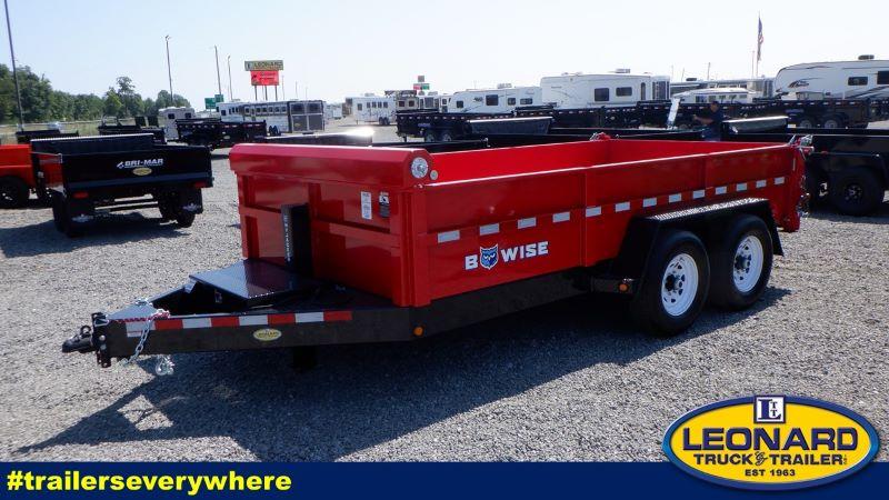 2022 14' BWISE BUMPER PULL LOW PROFILE DUMP TRAILER 2022 14' BWISE BUMPER PULL LOW PROFILE DUMP TRAILER