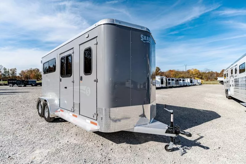 2025 Shadow Trailers 69166E-2STRW-BP Horse Trailer