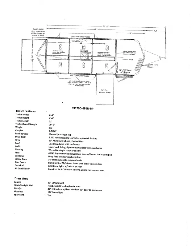 new Stock / Stock Combo Trailers Shadow Trailers  for sale, in North Jackson, OH image-0