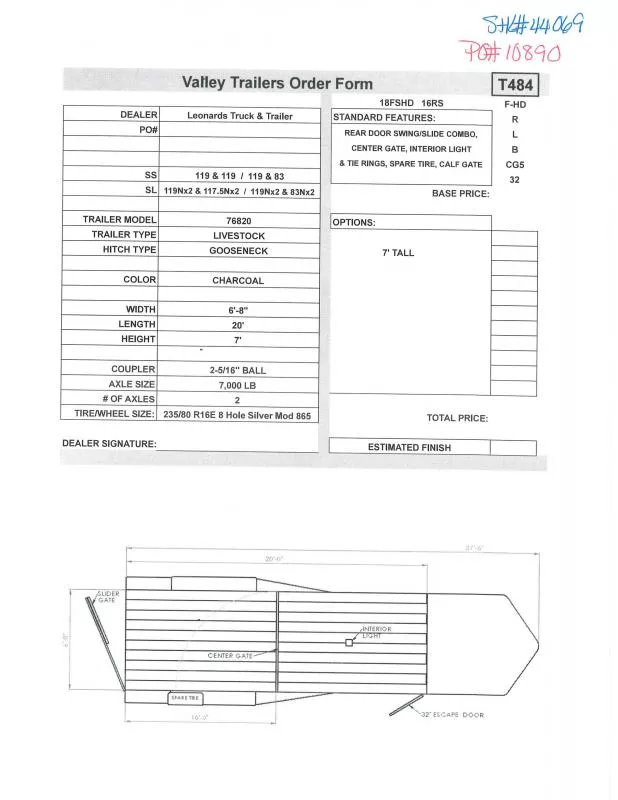 new Stock / Stock Combo Trailers Valley Trailers  for sale, in North Jackson, OH Thumbnail 19