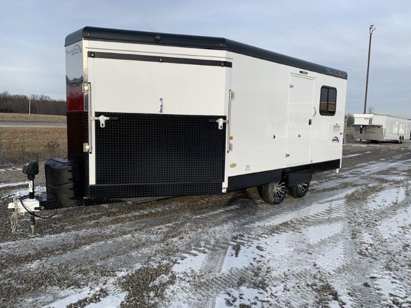 2021 8.5 X 20 TRAILS WEST BUMPER PULL SNOWMOBILE TRAILER 2021 8.5 X 20 TRAILS WEST BUMPER PULL SNOWMOBILE TRAILER