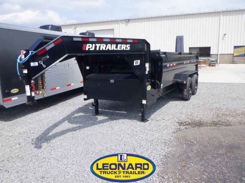 2023 New PJ 16' DE162 Gooseneck 22K GVW Low Profile Dump Trailer 2023 New PJ 16' DE162 Gooseneck 22K GVW Low Profile Dump Trailer