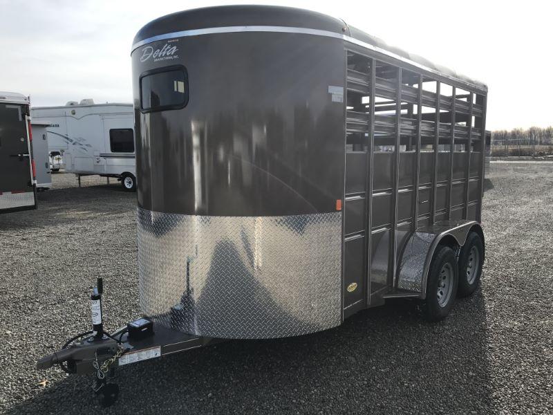 2021 14' DELTA BUMPER PULL STOCK TRAILER 2021 14' DELTA BUMPER PULL STOCK TRAILER
