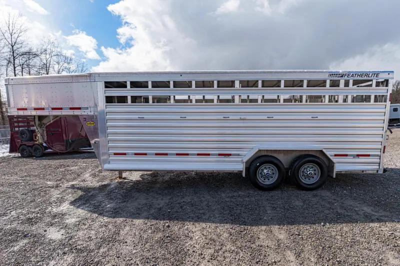 used Stock / Stock Combo Trailers Featherlite  for sale, in North Jackson, OH Thumbnail 9