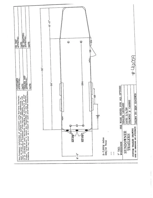 2026 Sundowner Trailers WORKHORSE24GN RD Cargo / Enclosed Trailer