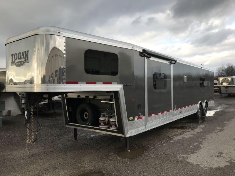 2021 LOGAN COACH 8.5'X40' GOOSENECK LIVING QUARTERS TOY HAULER WITH 20' GARAGE 2021 LOGAN COACH 8.5'X40' GOOSENECK LIVING QUARTERS TOY HAULER WITH 20' GARAGE