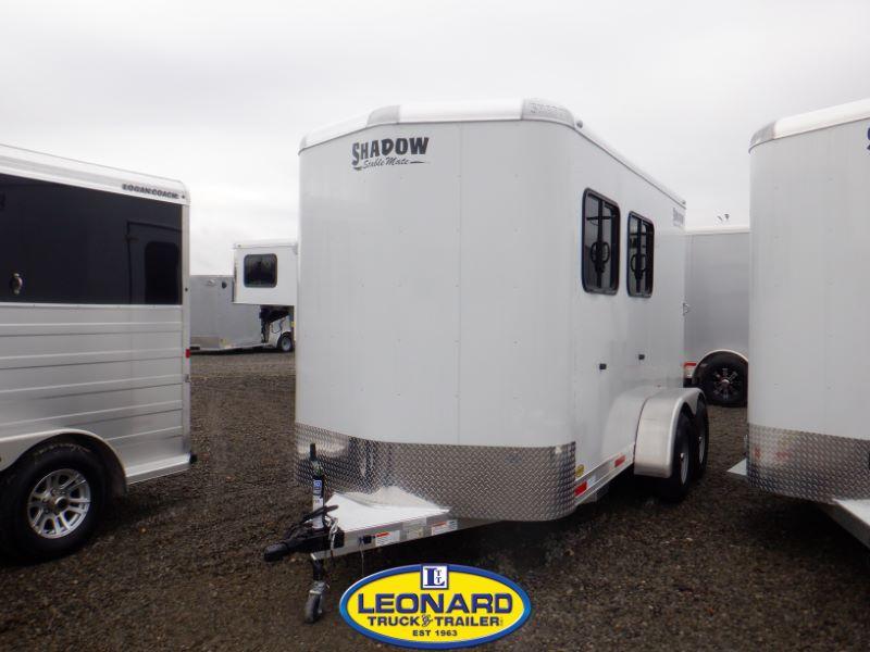 2022 NEW 2 horse slant load shadow stablemate bumper pull horse trailer