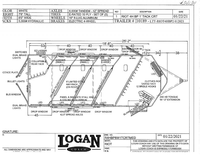 2021 NEW 4 HORSE SLANT LOAD LOGAN COACH RIOT BUMPER PULL HORSE TRAILER 2021 NEW 4 HORSE SLANT LOAD LOGAN COACH RIOT BUMPER PULL HORSE TRAILER