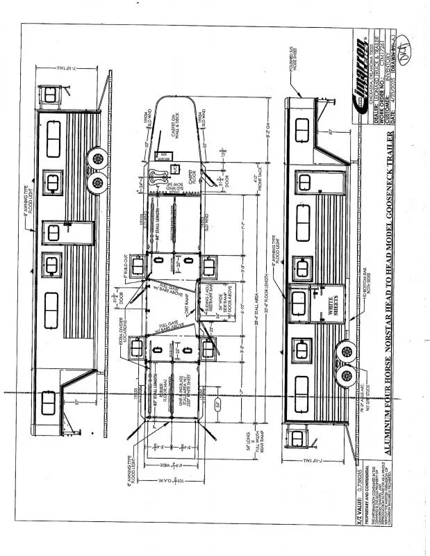 2024 Cimarron Trailers NS4GHH-BOX Horse Trailer