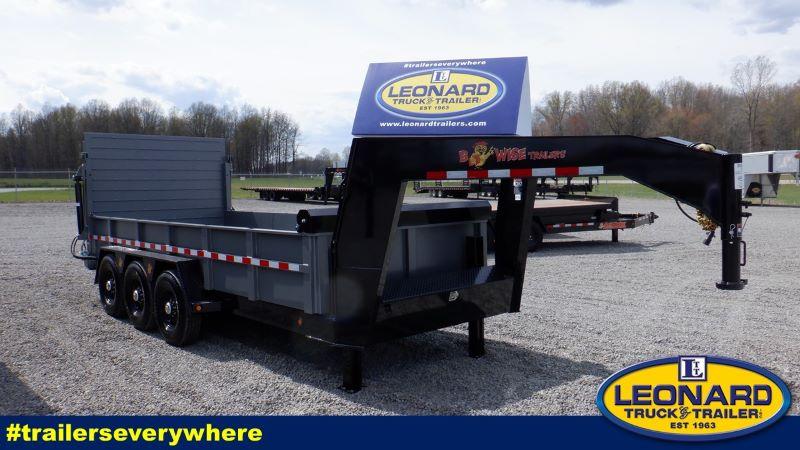 2022 18' BWISE GOOSENECK DUMP TRAILER 2022 18' BWISE GOOSENECK DUMP TRAILER