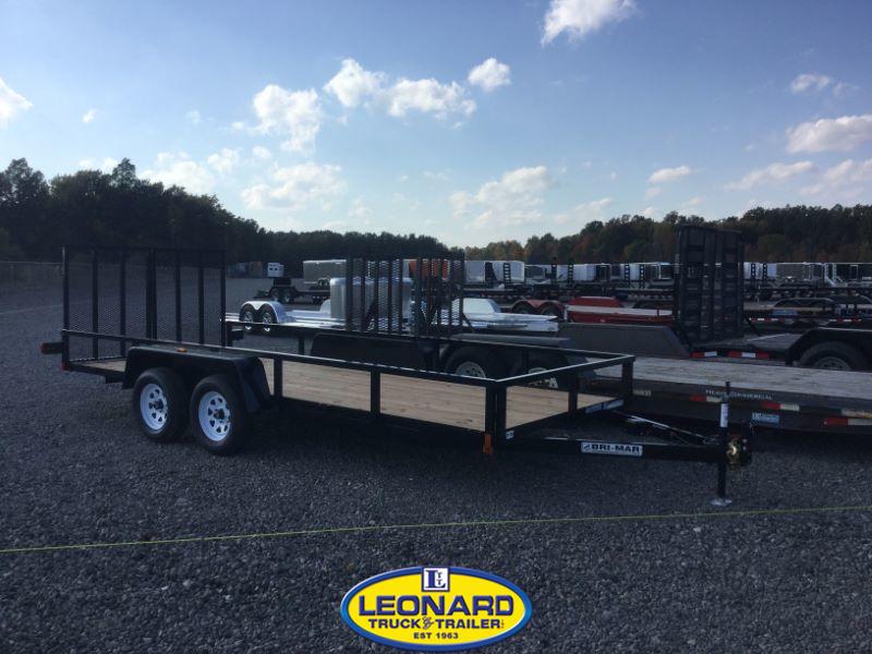 2023 New 18' Bri-Mar UT-718 Bumper Pull Utility Trailer 2023 New 18' Bri-Mar UT-718 Bumper Pull Utility Trailer