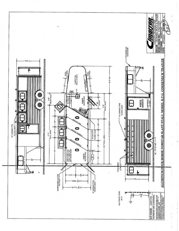 2024 Cimarron Trailers NS4G-RTG Horse Trailer