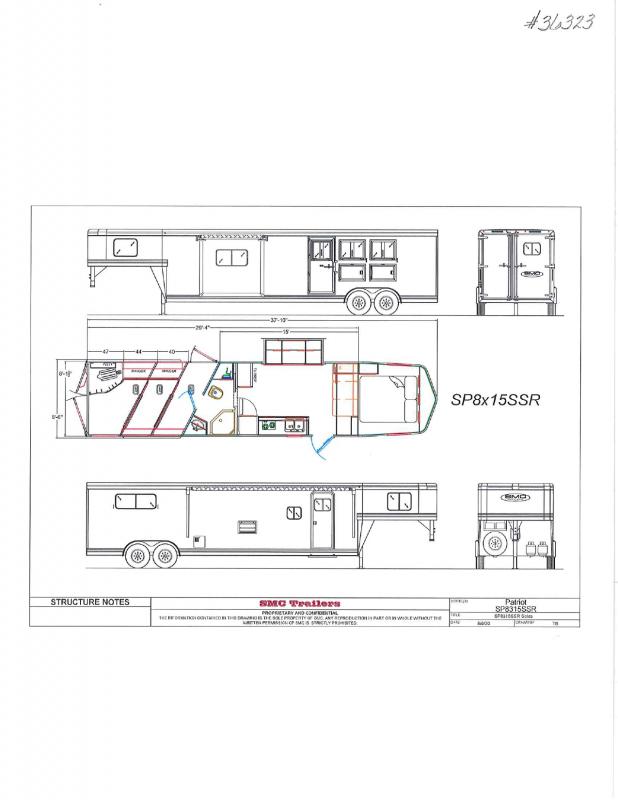 2022 3 HORSE SMC GOOSENECK WIITH LIVING QUARTERS HORSE TRAILER 2022 3 HORSE SMC GOOSENECK WIITH LIVING QUARTERS HORSE TRAILER