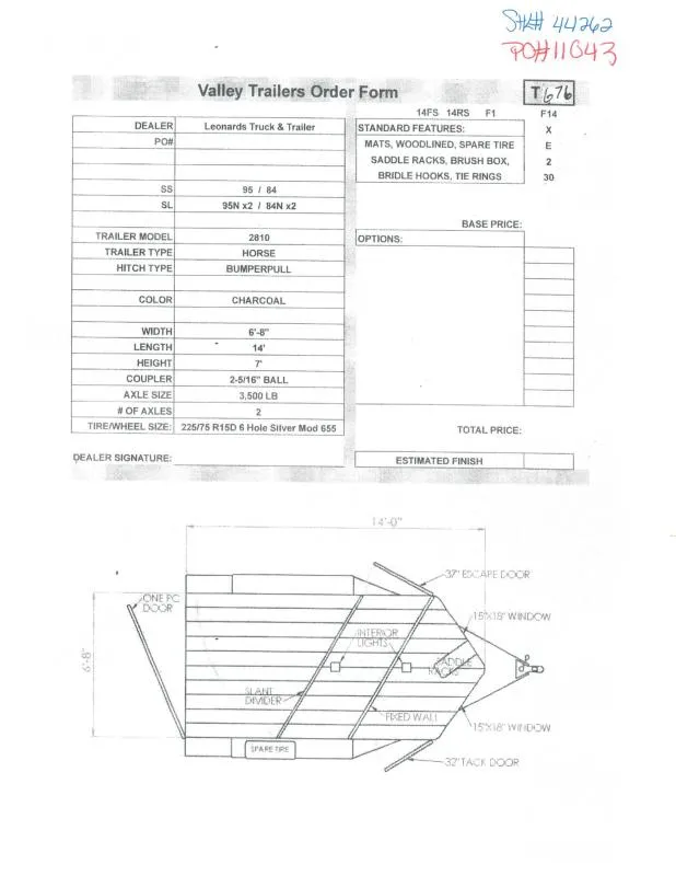 new Horse Trailers Valley Trailers  for sale, in North Jackson, OH Thumbnail 20