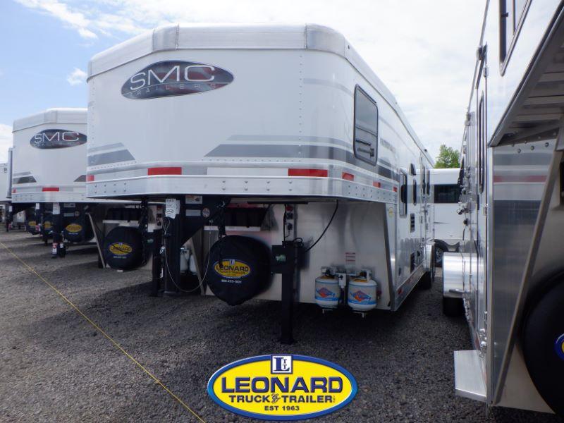 2023 New 2 Horse SMC SP829SR Patriot Gooseneck With 9' Living Quarters Horse Trailer 2023 New 2 Horse SMC SP829SR Patriot Gooseneck With 9' Living Quarters Horse Trailer