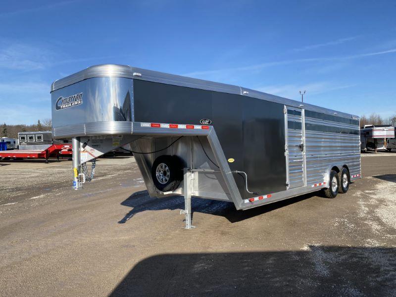 2021 8X24 CIMARRON GOOSENECK STOCK TRAILER 2021 8X24 CIMARRON GOOSENECK STOCK TRAILER
