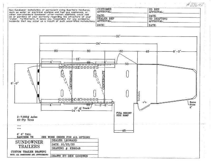 2021 24' SUNDOWNER GOOSENECK STOCK TRAILER 2021 24' SUNDOWNER GOOSENECK STOCK TRAILER