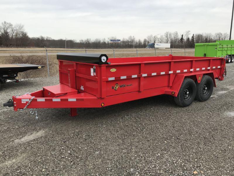2021 16' BWISE BUMPER PULL DUMP TRAILER 2021 16' BWISE BUMPER PULL DUMP TRAILER