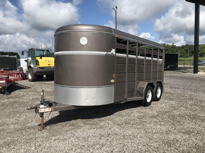 2013 16' CORN PRO BUMPER PULL STOCK TRAILER 2013 16' CORN PRO BUMPER PULL STOCK TRAILER