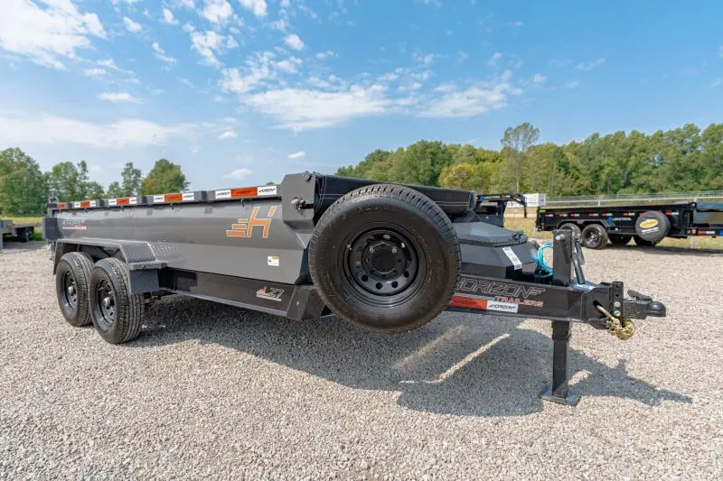 2026 Horizon Trailers LZ 14'X83"X24" BP 7K 2A Dump Trailer