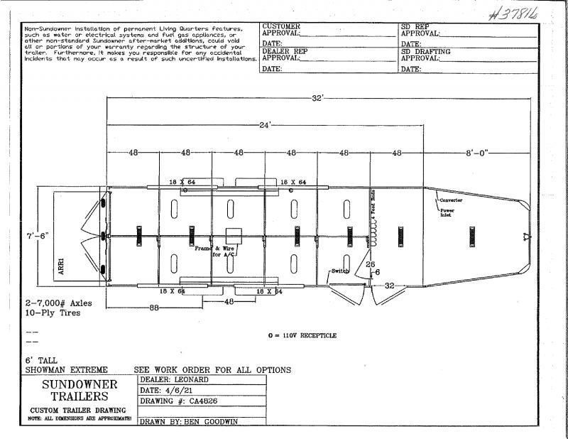 2022 NEW 7X24 SUNDOWNER SHOWMAN EXTREME GOOSENECK STOCK TRAILER 2022 NEW 7X24 SUNDOWNER SHOWMAN EXTREME GOOSENECK STOCK TRAILER
