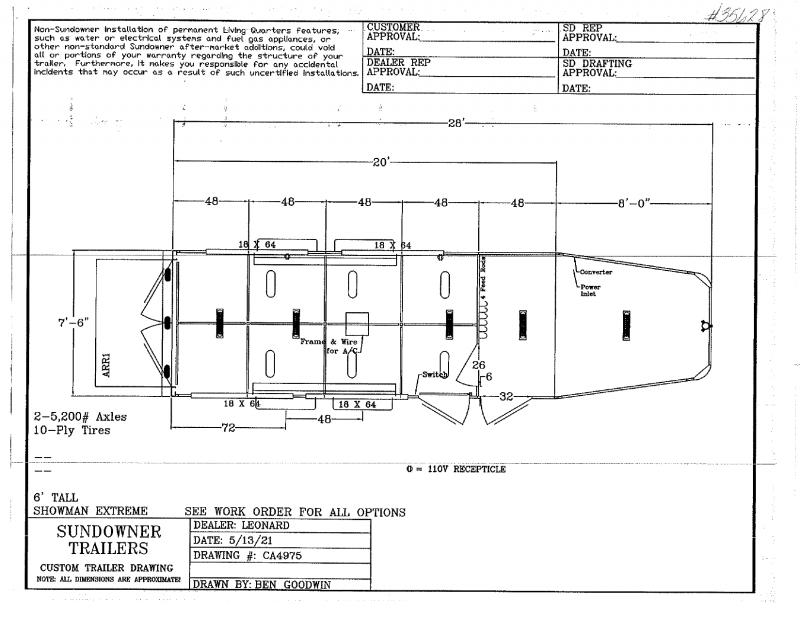 2022 20' SUNDOWNER GOOSENECK STOCK TRAILER 2022 20' SUNDOWNER GOOSENECK STOCK TRAILER