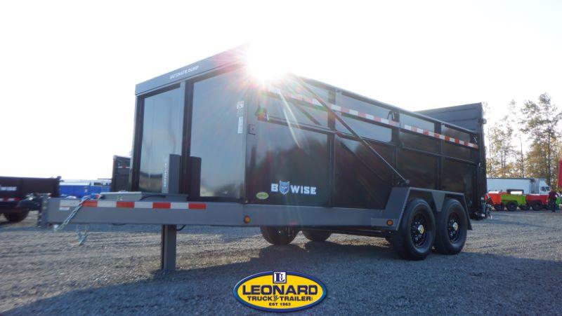 2023 New 16' Bwise DU16-15 Bumper Pull Dump Trailer 2023 New 16' Bwise DU16-15 Bumper Pull Dump Trailer