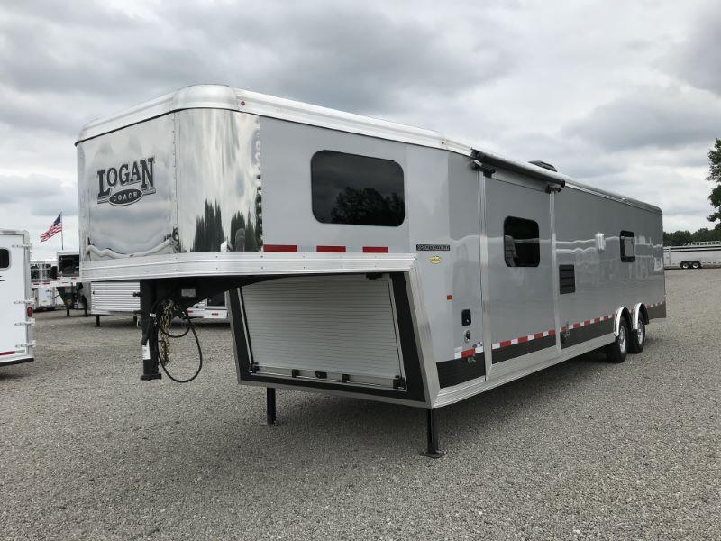2021 LOGAN COACH 8.5'X38' GOOSENECK LIVING QUARTERS TOY HAULER WITH 16' GARAGE 2021 LOGAN COACH 8.5'X38' GOOSENECK LIVING QUARTERS TOY HAULER WITH 16' GARAGE