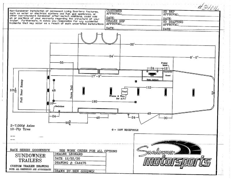 2021 24' SUNDOWNER GOOSENECK ENCLOSED TRAILER 2021 24' SUNDOWNER GOOSENECK ENCLOSED TRAILER