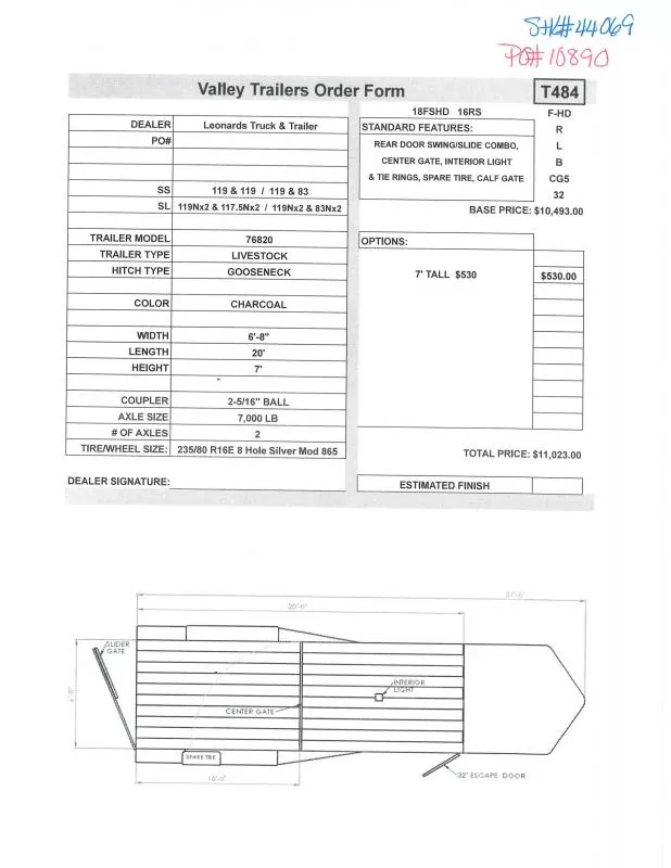 new Stock / Stock Combo Trailers Valley Trailers  for sale, in North Jackson, OH Thumbnail 18