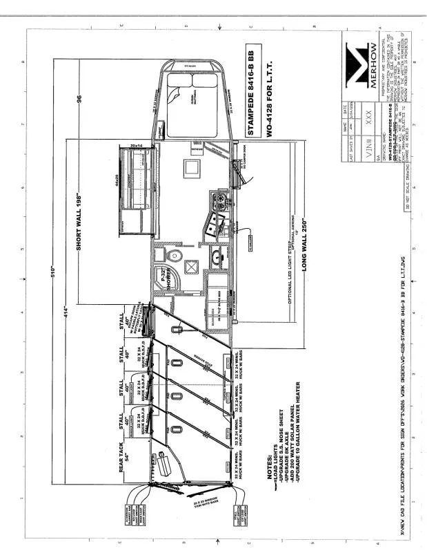 2026 Merhow Trailers 8416-BBB Horse Trailer