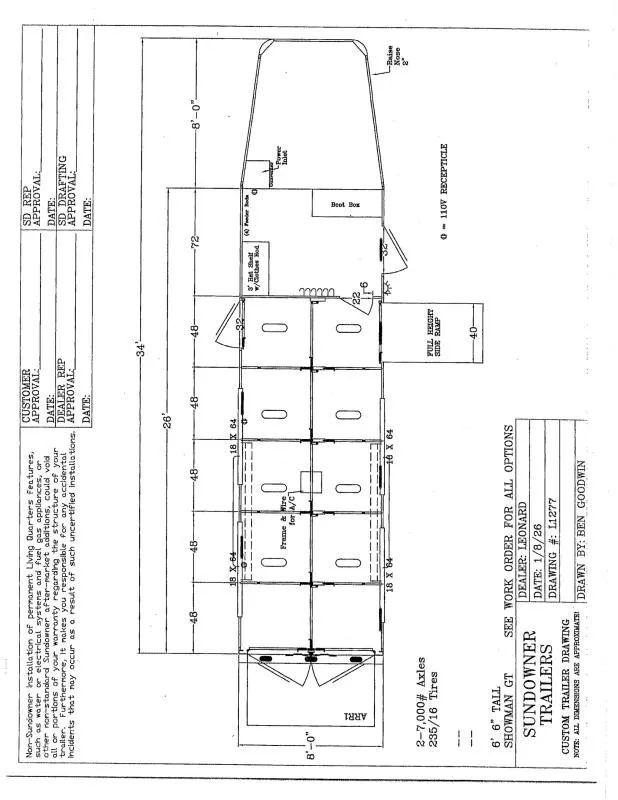2026 Sundowner Trailers SHOWMANGT24GN Stock / Stock Combo Trailer
