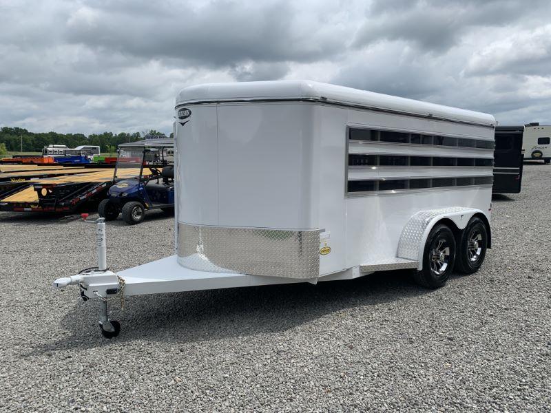2020 14' JACKSON BUMPER PULL W/TACK STOCK TRAILER 2020 14' JACKSON BUMPER PULL W/TACK STOCK TRAILER