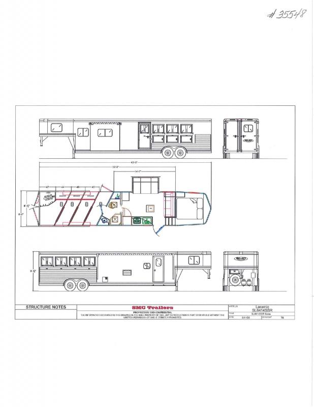 2022 4 HORSE SMC GOOSENECK WITH LIVING QUARTERS HORSE TRAILER 2022 4 HORSE SMC GOOSENECK WITH LIVING QUARTERS HORSE TRAILER