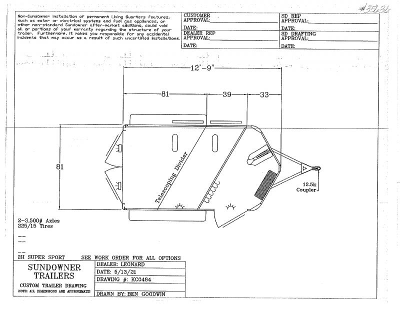 2022 2 HORSE SUNDOWNER BUMPER PULL HORSE TRAILER 2022 2 HORSE SUNDOWNER BUMPER PULL HORSE TRAILER