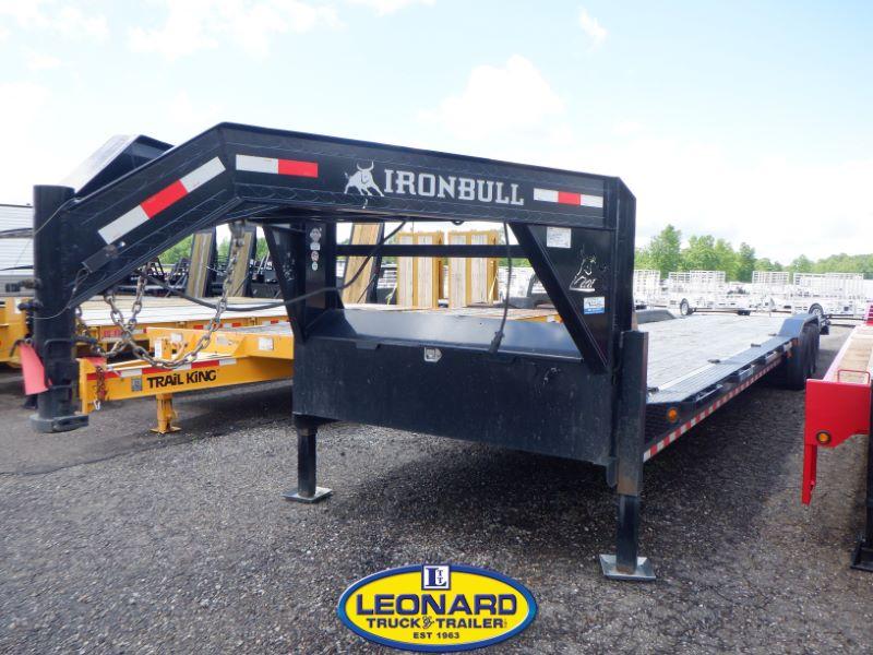 2021 Used 44' Iron Bull GN21K44 Gooseneck Car Trailer 2021 Used 44' Iron Bull GN21K44 Gooseneck Car Trailer