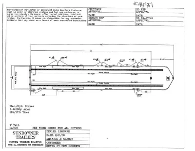 2027 Sundowner Trailers CARGO40GN 3 CAR WEDGE S Car / Racing Trailer