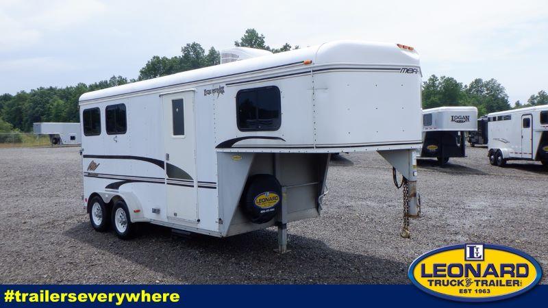 2001 2 HORSE MERHOW GOOSENECK HORSE TRAILER 2001 2 HORSE MERHOW GOOSENECK HORSE TRAILER
