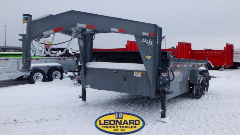 2022 14' H&H INDUSTRIAL GOOSENECK DUMP TRAILER 2022 14' H&H INDUSTRIAL GOOSENECK DUMP TRAILER