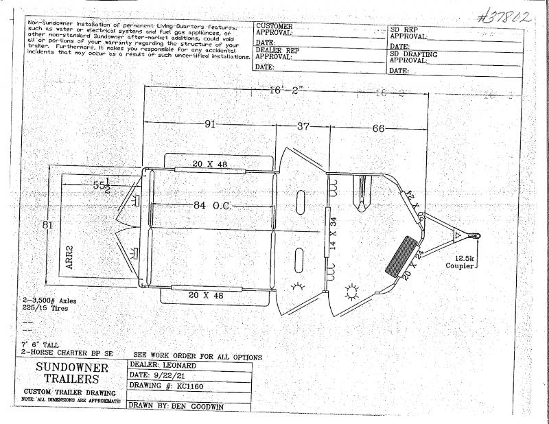 2022 NEW 2 HORSE STRAIGHT LOAD SUNDOWNER CHARTER BUMPER PULL W/ 5' DRESS HORSE TRAILER 2022 NEW 2 HORSE STRAIGHT LOAD SUNDOWNER CHARTER BUMPER PULL W/ 5' DRESS HORSE TRAILER