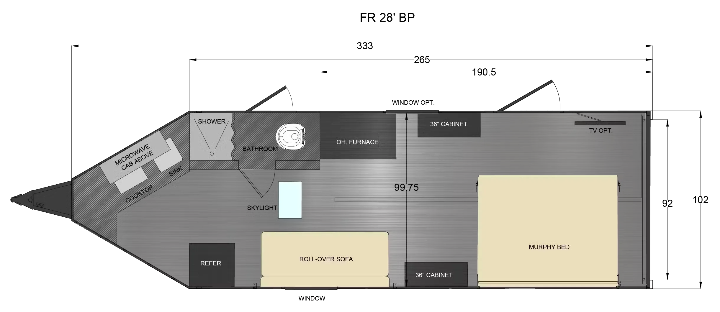 new Toy Haulers Trails West Manufacturing  for sale, in North Jackson, OH Thumbnail 23