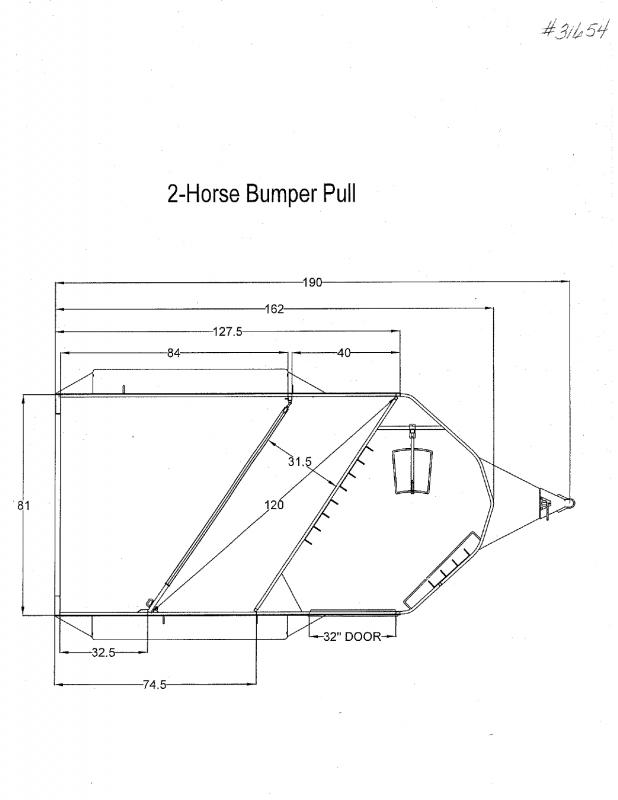 2020 2 HORSE TRAILS WEST BUMPER PULL HORSE TRAILER 2020 2 HORSE TRAILS WEST BUMPER PULL HORSE TRAILER