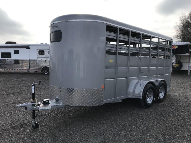 2021 16' DELTA BUMPER PULL STOCK TRAILER 2021 16' DELTA BUMPER PULL STOCK TRAILER
