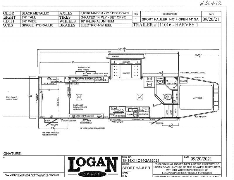 2022 LOGAN COACH GOOSENECK LIVING QUARTERS TOY HAULER 2022 LOGAN COACH GOOSENECK LIVING QUARTERS TOY HAULER