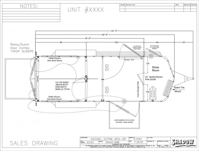 new Horse Trailers Shadow Trailers  for sale, in North Jackson, OH Thumbnail 22