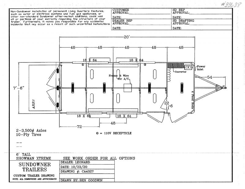 2021 20' SUNDOWNER BUMPER PULL STOCK TRAILER 2021 20' SUNDOWNER BUMPER PULL STOCK TRAILER