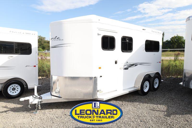 2023 Trails West Manufacturing ROYALE BP SXS TACK Horse Trailer Two