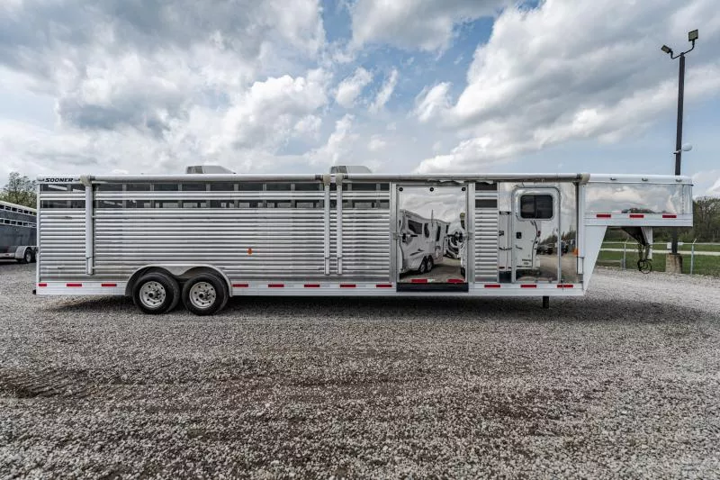 used Stock / Stock Combo Trailers Sooner Trailers  for sale, in North Jackson, OH Thumbnail 5