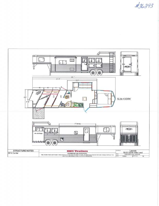 2022 3 HORSE SMC GOOSENECK W/LIVING QUARTERS HORSE TRAILER 2022 3 HORSE SMC GOOSENECK W/LIVING QUARTERS HORSE TRAILER