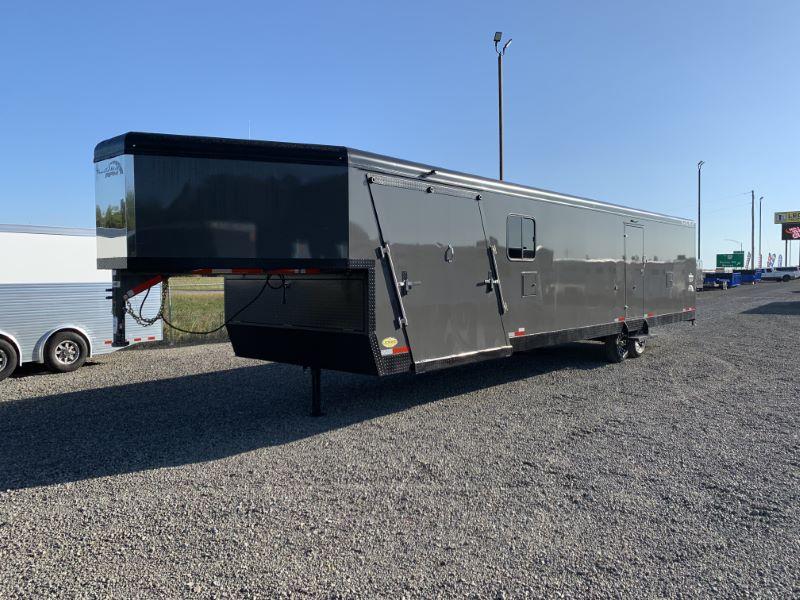 2021 8.5X34 TRAILS WEST ENCLOSED GOOSENECK ATV/SNOWMOBILE TRAILER 2021 8.5X34 TRAILS WEST ENCLOSED GOOSENECK ATV/SNOWMOBILE TRAILER
